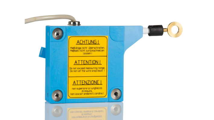 Encoder a filo Sick BCG05-L1KM01PP, tecnologia assoluta, lunghezza misurata fino a 10 m, grado di protezione IP50.