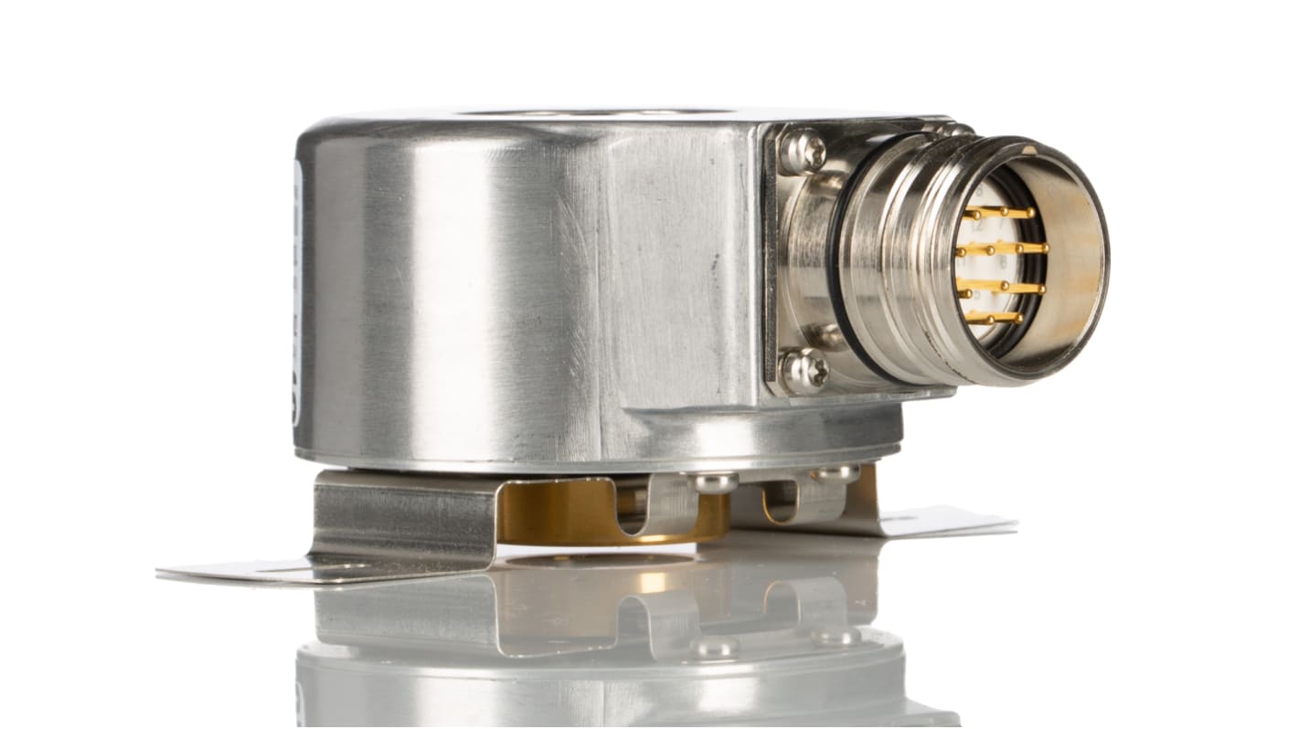 Encoder incrementale Sick DBS60E-TJFA00360, 360 impulsi, montaggio flangia, IP65, 58mm x 58mm x 41,8mm.