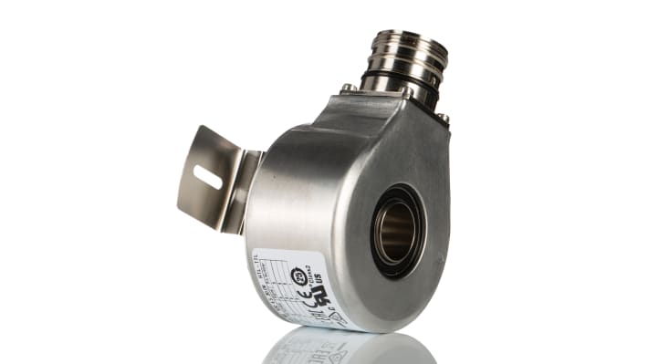 Encoder incrementale Sick DBS60E-TJFA00360, 360 impulsi, montaggio flangia, IP65, 58mm x 58mm x 41,8mm.