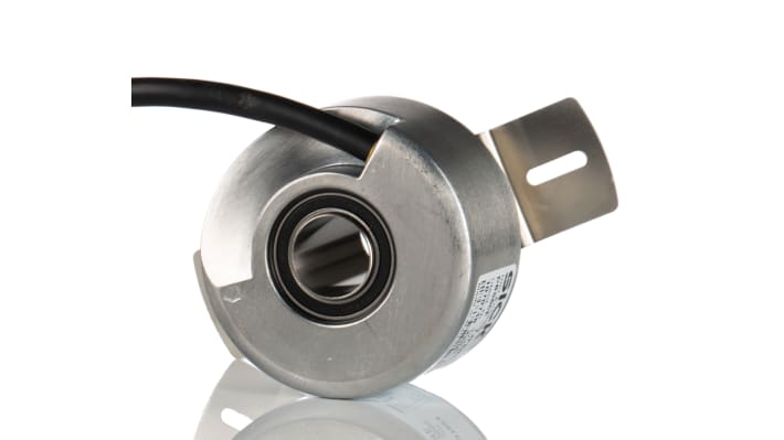 Encoder incrementale Sick DBS60E-TJFK01024, 1024 impulsi, diametro albero 6mm, IP65, montaggio con cavo, dimensioni 58x41,8mm.