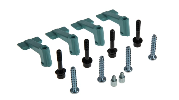 Kit di montaggio porta Siemens per pannello operatore Sinamics G120 - 6SL3256-0AP00-0JA0. Accessori di fissaggio leggeri e resistenti, IP55.