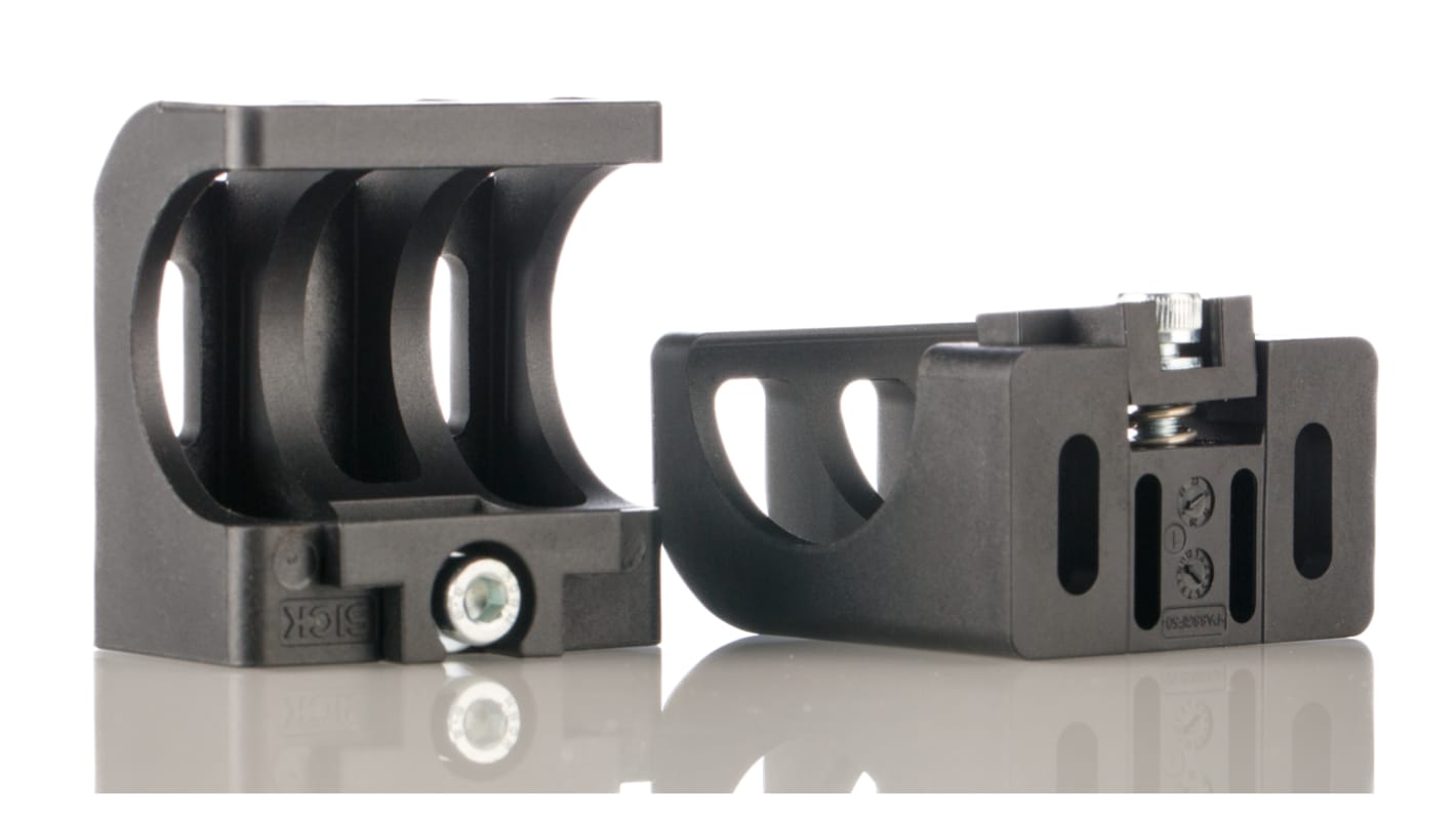 Staffa di allineamento Sick BEF-1SHABPKU4 per trasmettitore e ricevitore, montaggio flessibile, allineamento a 15 gradi.