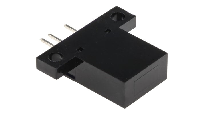 Sensore fotoelettrico Omron EE-SPY402 JPN, rettangolare a riflessione diffusa, rilevamento 5 mm, uscita NPN, IP50.