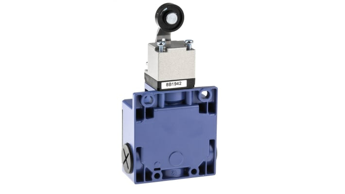 Interruttore di fine corsa Telemecanique XCKM115 con leva, NO/NC, 240V, 10A, IP66 - Ideale per applicazioni industriali.