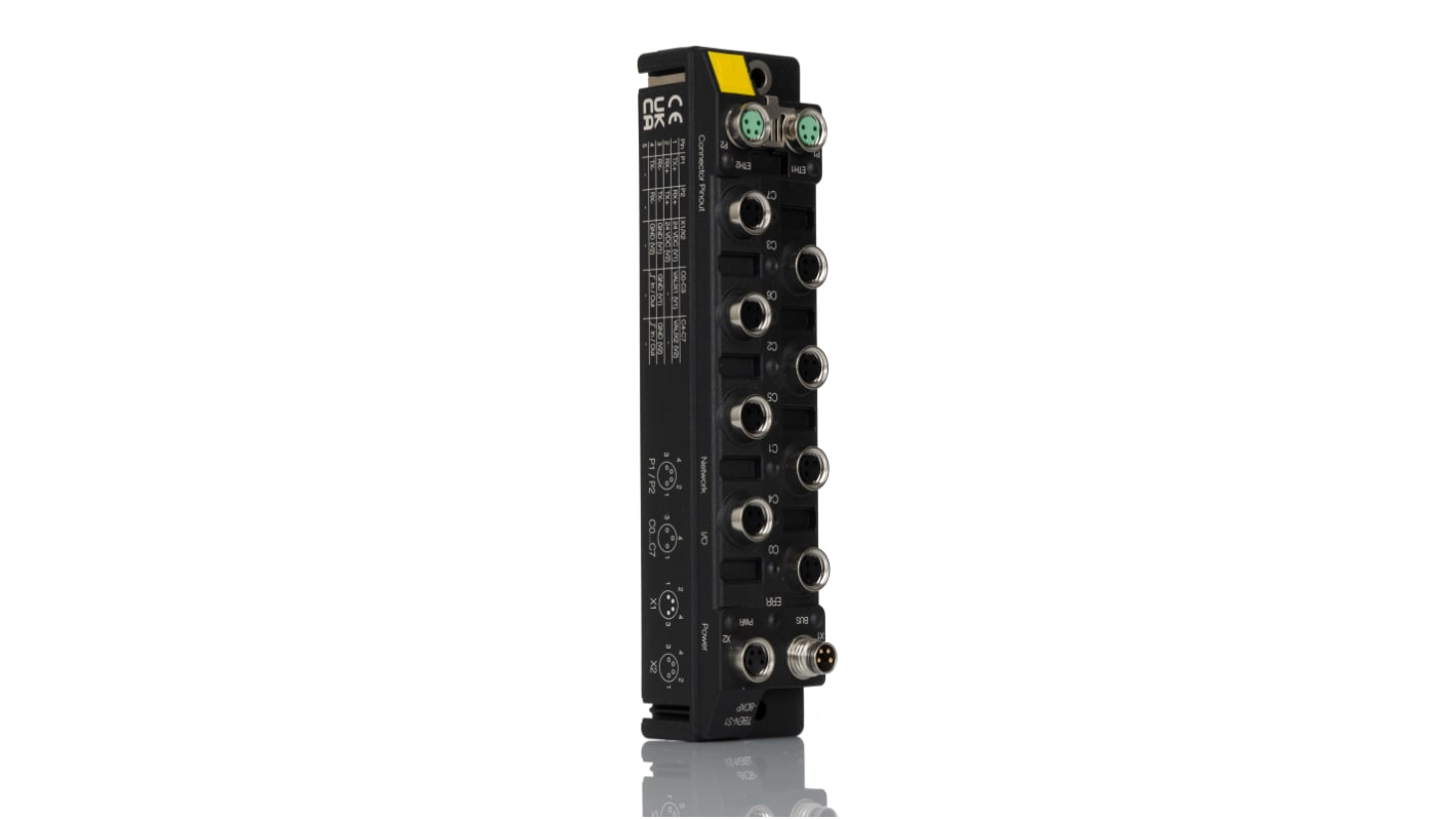 Modulo I/O Turck TBEN-S1-8DXP, connettore M8 a 4 pin, otto canali digitali, IP65/IP67/IP69K, -40 a 70 °C.