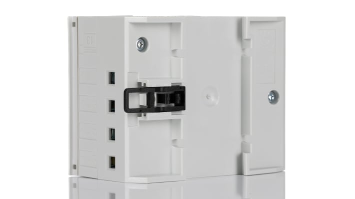 Contatore di energia monofase ABB 2CMA170555R1000, montaggio su guida DIN, display LCD, precisione ±1%, dimensioni 70 x 26,5 x 65 mm.