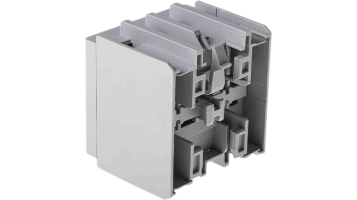 Allen Bradley 100-FA31, modulo contatti 4PST, 1NC + 3NO, montaggio anteriore, corrente 10 A, temperatura -25/+60 °C.