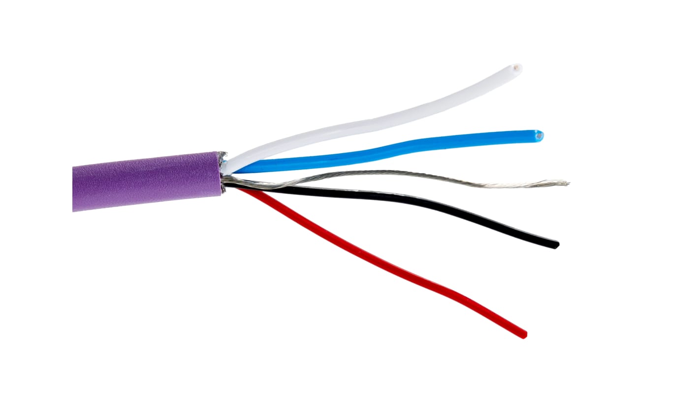 Cavo industriale multipolare schermato Phoenix Contact, 5 conduttori, 2 m, resistenza da -40 °C a +80 °C, per applicazioni di controllo.