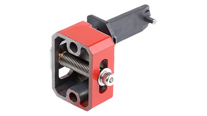 Omron D4BSK3, attuatore per interruttore di sicurezza in metallo, grado di protezione IP67, temperatura operativa -40/+80 °C.