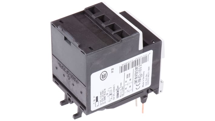 Relè di sovraccarico Siemens 3RU1116-1FB0, NO/NC, 5 A, montaggio su guida DIN, dimensioni 87x45x78 mm.