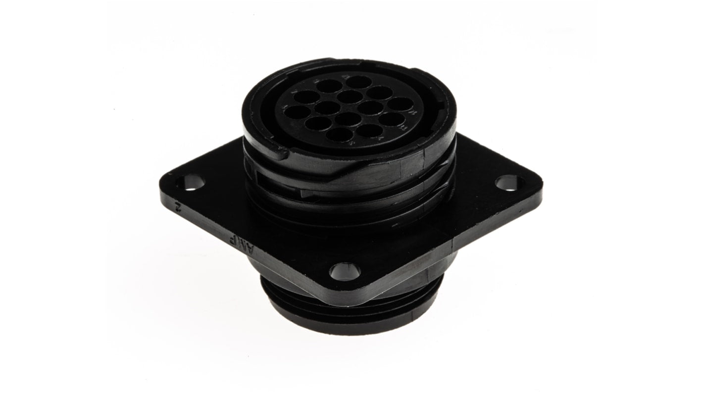 Connettore femmina TE Connectivity CPC Serie 1, 14 poli, montaggio a pannello - Codice 206043-1. Ideale per applicazioni industriali e di trasporto. Robusto e affidabile.