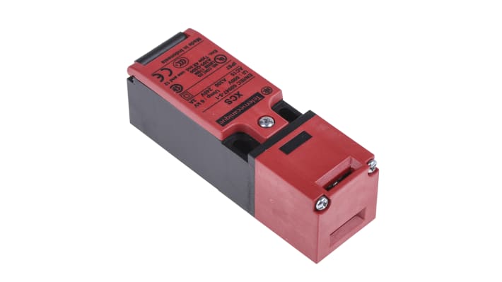 Interruttore di interblocco di sicurezza Telemecanique Sensors XCSPA591, IP67, 240V, 6A. Protezione affidabile per ambienti industriali.