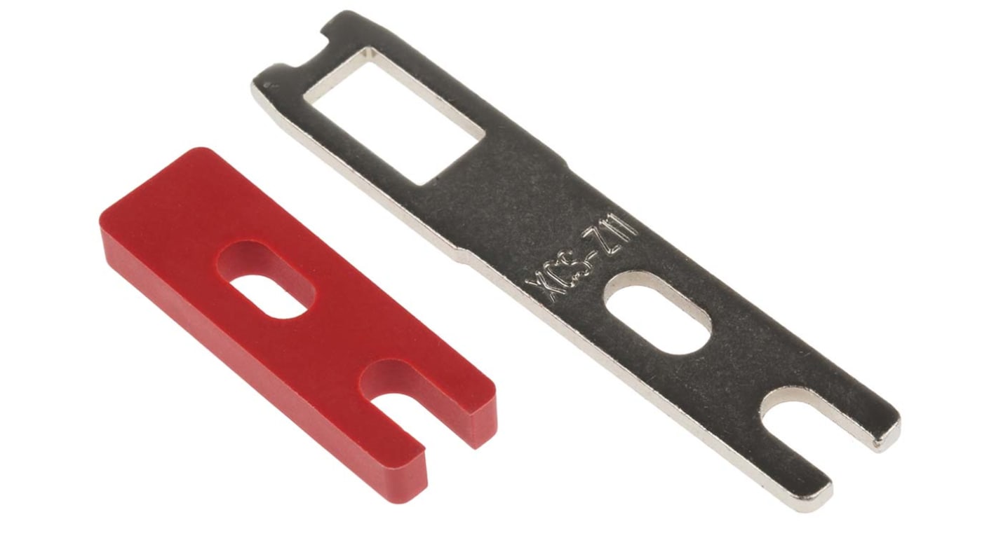 Interruttore di sicurezza Telemecanique Sensors XCSZ11 con 2 contatti a apertura positiva, protezione IP67 e conformità a EN1088. Ideale per applicazioni industriali.