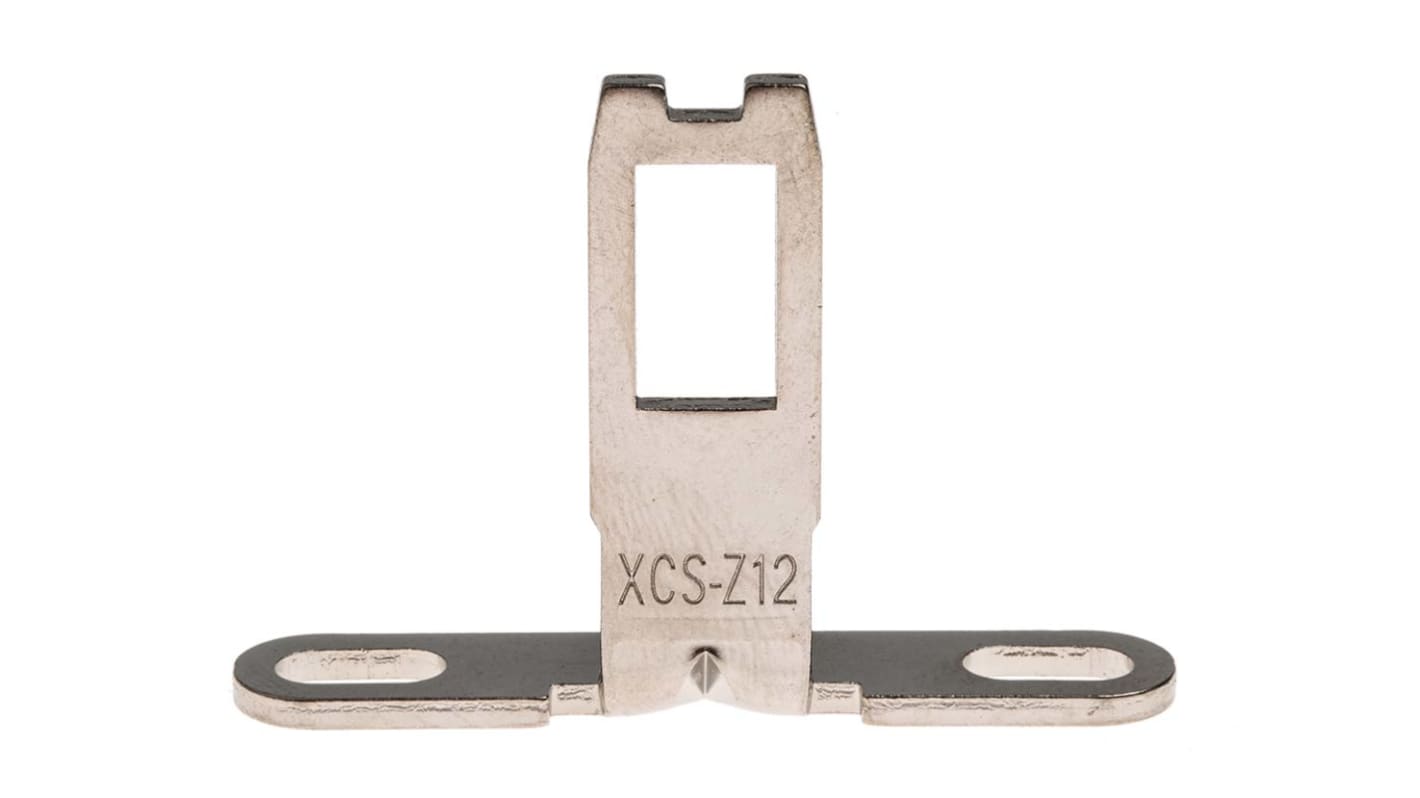 Interruttore di sicurezza Telemecanique Sensors XCSZ12 con 2 contatti di apertura positiva, protezione IP67 e attuatore separato. Ideale per applicazioni industriali.