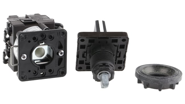 Interruttore industriale a camma Harmony K1C003QCH Schneider Electric, 4 posizioni, 5,6A, 690V. Adatto per circuiti di controllo e alimentazione, con protezione IP65.