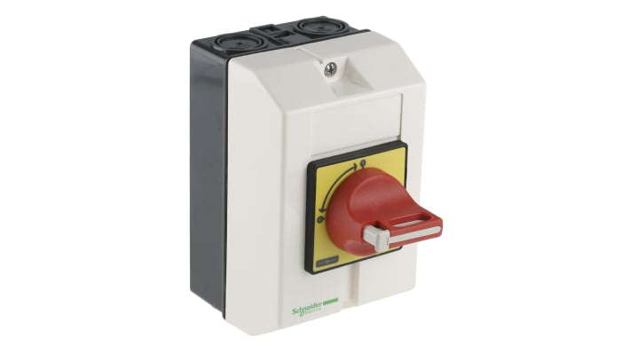 Interruttore di isolamento Schneider Electric VCF02GE 3P, 10A, 690V ca, IP65 - Montaggio a pannello per uso industriale. Conforme a IEC947-3.