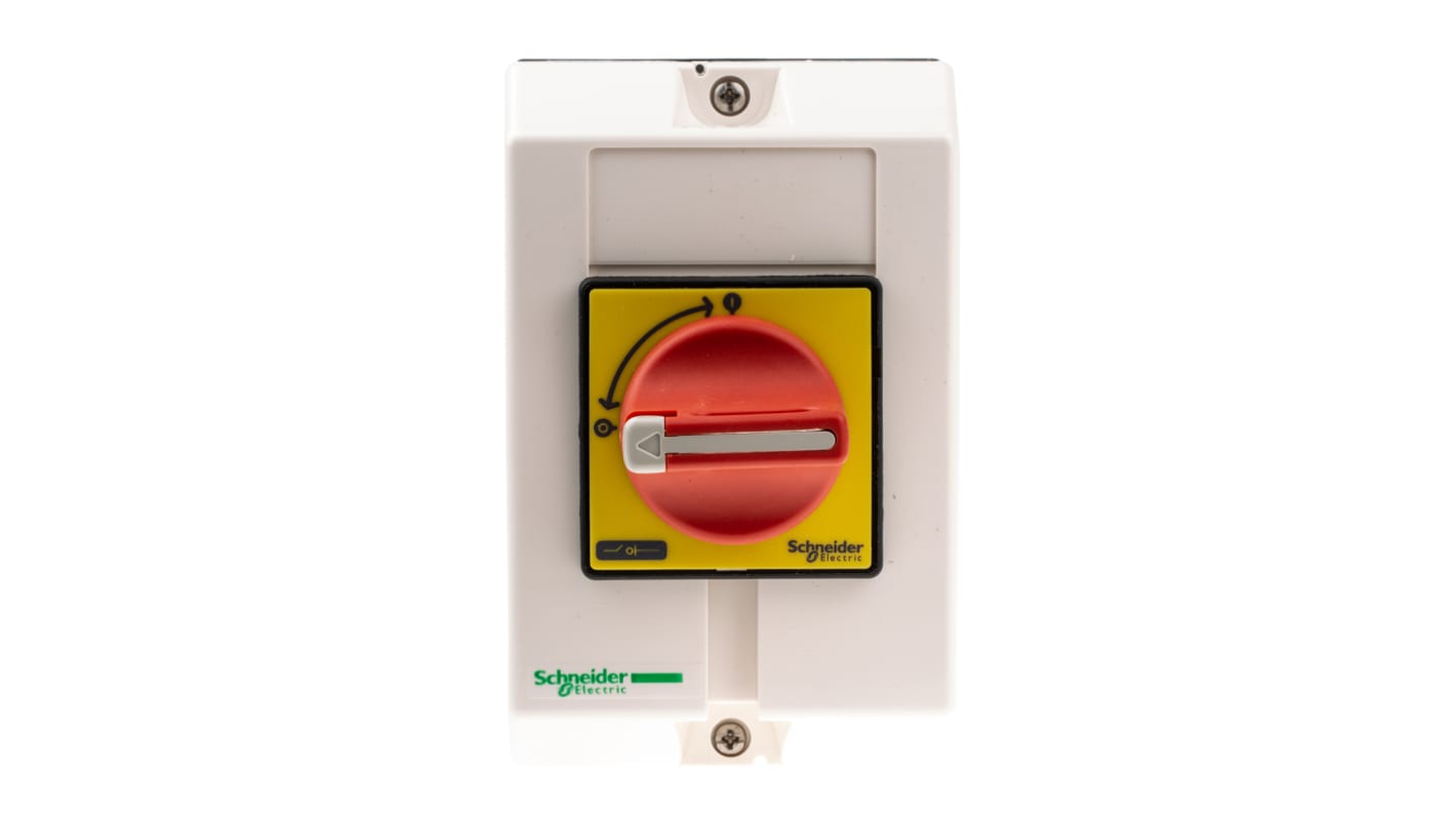 Interruttore isolatore Schneider Electric VCF01GE, 3P, 16A, 690V ca, Montaggio a pannello, IP65 - Serie Vario. Ideale per applicazioni industriali.