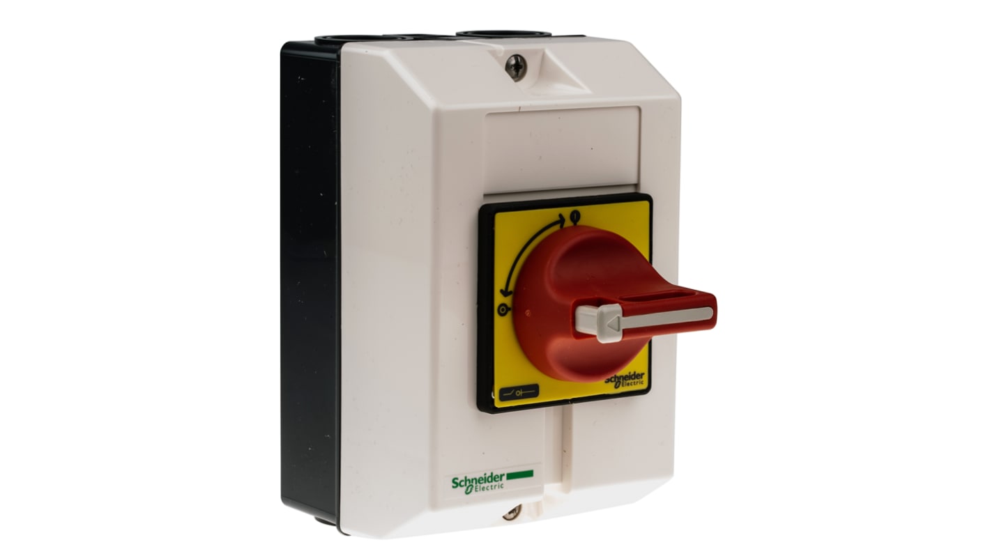 Interruttore di isolamento Schneider Electric VCF1GE, 3P, 25A, 690V ca, IP65 - Serie VARIO, Montaggio a pannello - Ideale per uso industriale, manopola bloccabile.