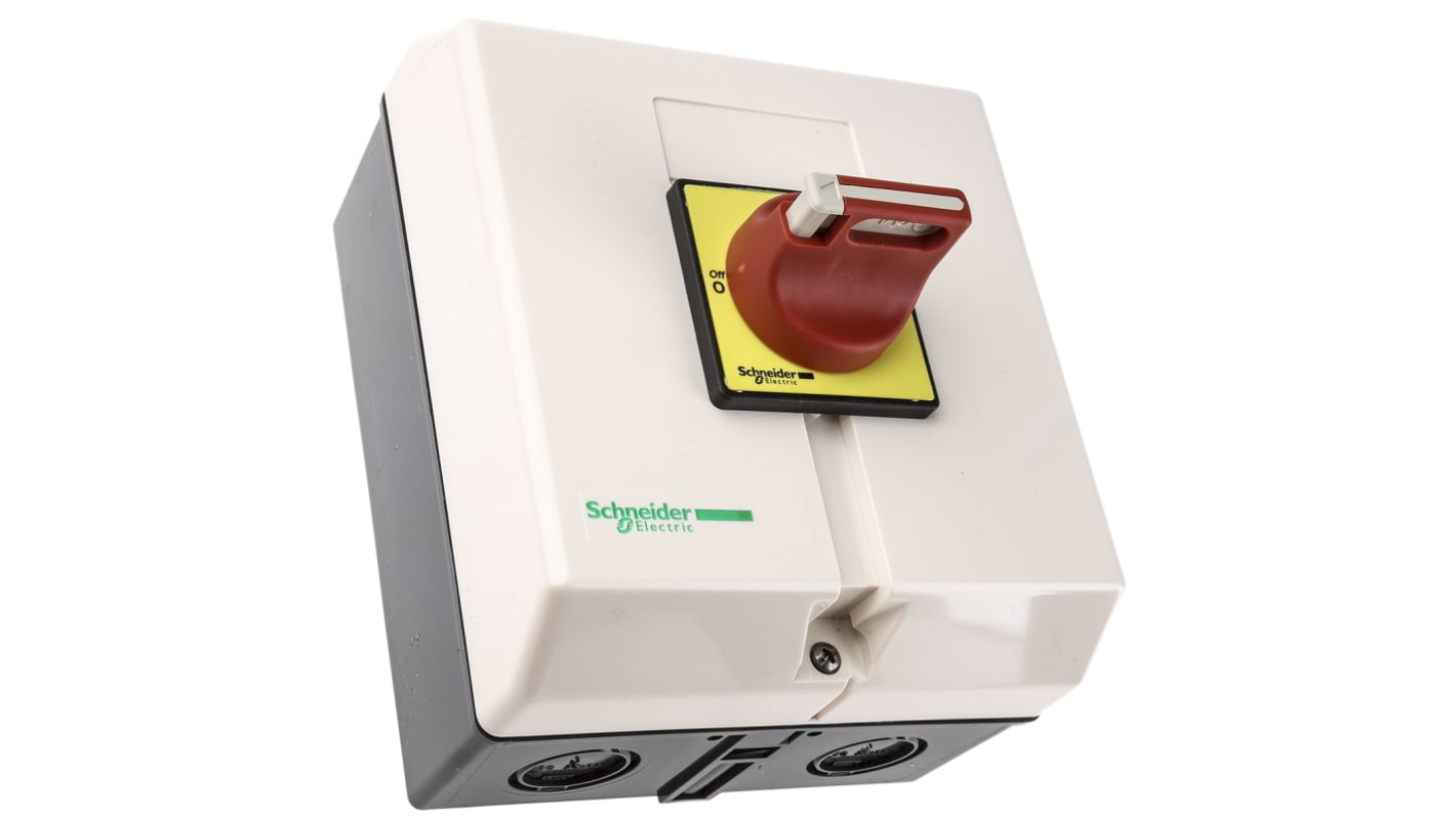 Interruttore a camme industriale Schneider Electric VCF3GE, 3P, 50A, 690V ca, IP65, Montaggio a pannello - Serie Vario. Per uso industriale, manopola bloccabile e conformità IEC947-3.