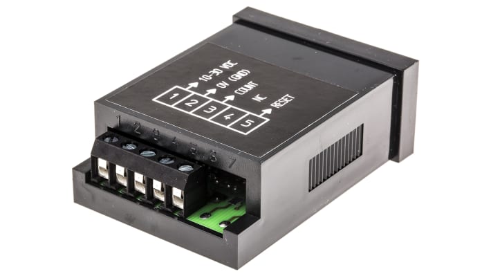 Contatore digitale Kübler 6.520.012.300, LED 6 cifre, montaggio a pannello, alimentazione 10-30 V c.c., IP65.