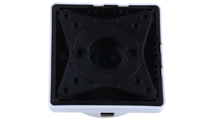 Manopola rotante Allen Bradley 194L-HE6G-175 per interruttore isolante, colore nero/grigio, dimensioni 67 x 67 mm, grado di protezione IP66.