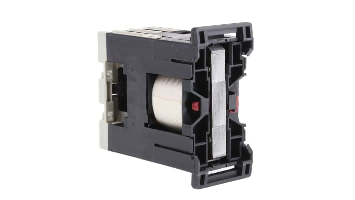 Contattore Schneider Electric CA2SK20U7, 10 A, tensione 690 V, montaggio su guida DIN 35 mm, dimensioni 56 x 27 x 55.5 mm.