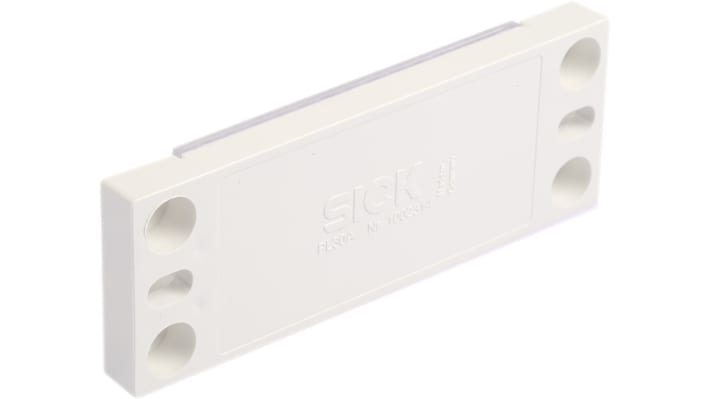 Riflettore Sick PL30A per sensori fotoelettrici retroriflettenti, progettato per integrazione nei sistemi industriali, diverse opzioni di montaggio.