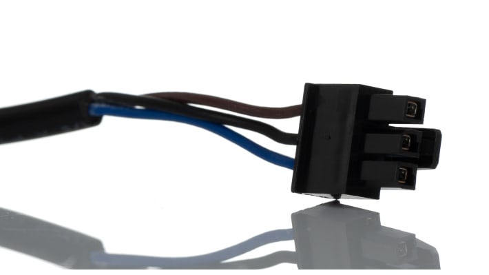 Sensore di prossimità induttivo Sick IQ10-03BPSKWDSS18, rettangolare, PNP, M30, rilevamento 2,43 mm, IP68, 10-30 V CC. Dimensioni 28 x 16 mm.