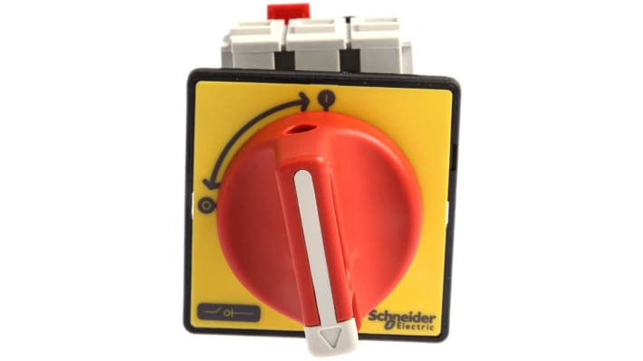 Interruttore di isolamento Schneider Electric VCF2 - 3P 40A 690V ca, montaggio a pannello. Ideale per il controllo manuale dei motori in ambienti industriali.