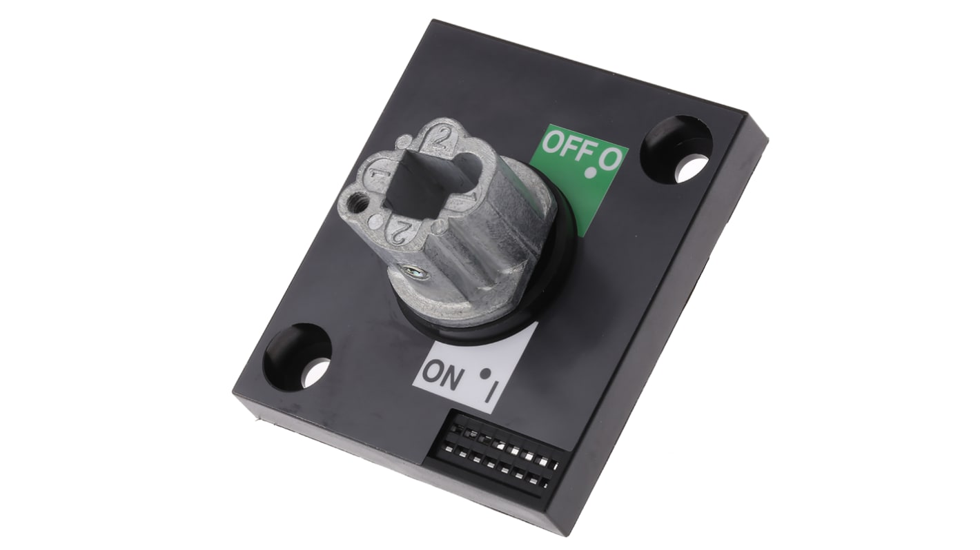 Manopola rotante Schneider Electric 28943 Nero Serie INS. Controlli estesi, inverter contatto aggiuntivo, terminali clippabili 95 mm².