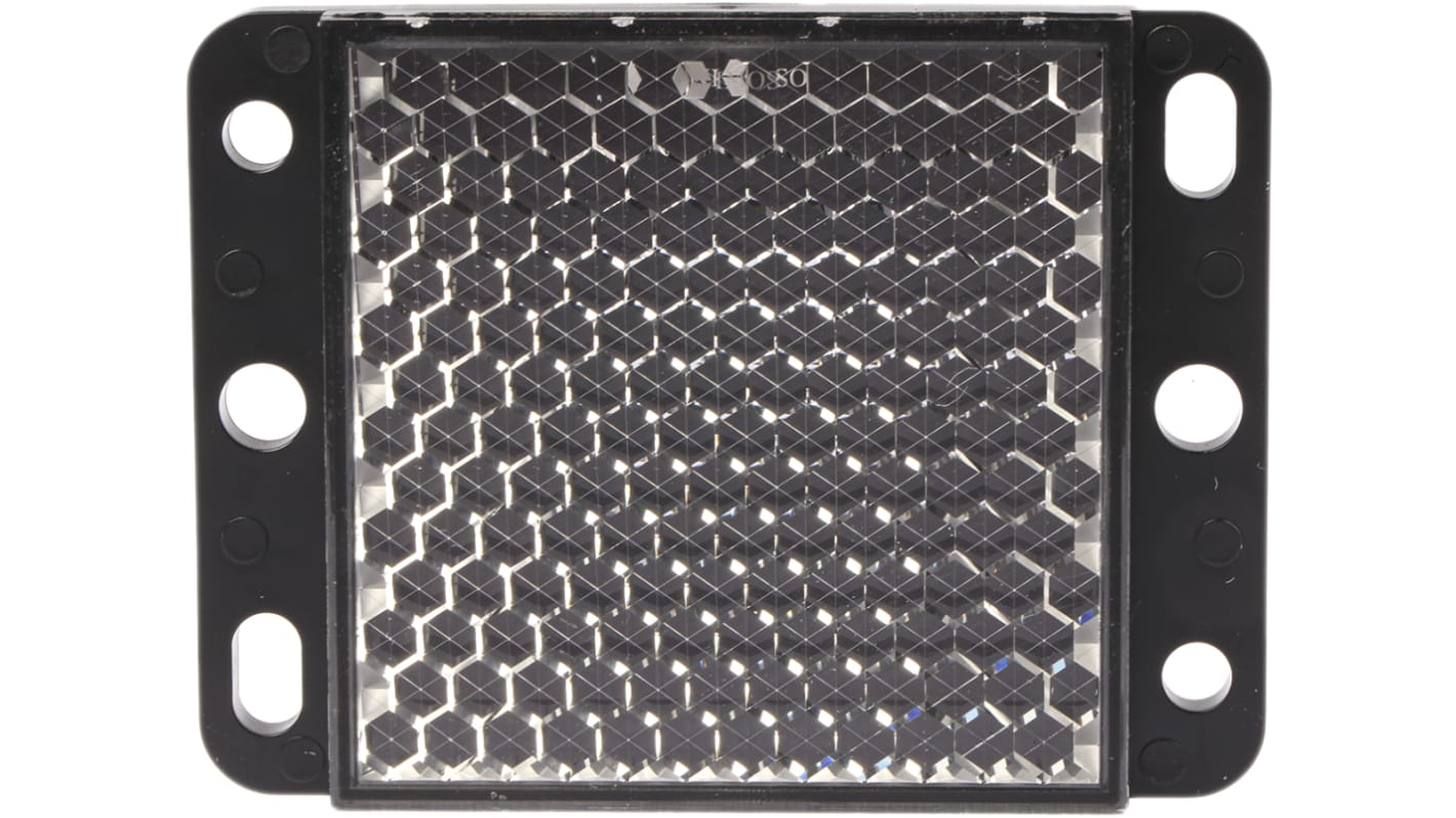 Riflettore Telemecanique Sensors XUZC50 per sensore fotoelettrico 50x50mm, plastica, ideale per prossimità.