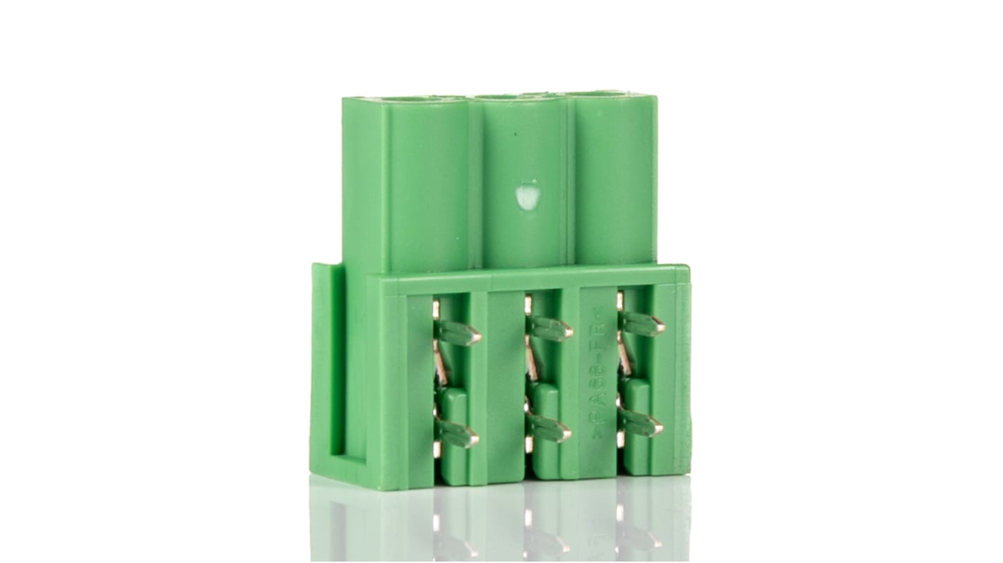 Connettore Phoenix Contact IC 2,5/3-G-5,08 - 1786417 per circuito stampato, passo 5,08mm, 12A/250V, resistente alle vibrazioni, isolamento sicuro. Ideale per industria automobilistica ed elettronica.