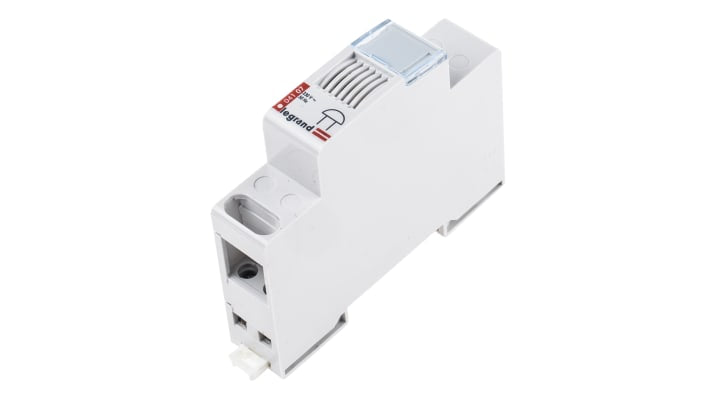 Cicalino montaggio a pannello Legrand 0 041 07, segnalazione acustica 75 dB, alimentazione 230 V, compatibile guida DIN.