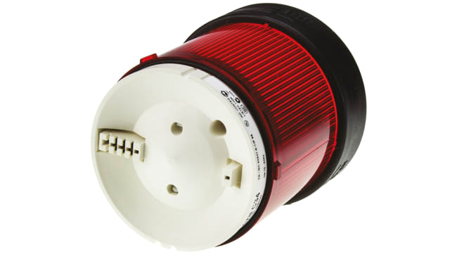 Segnalatore luminoso Schneider Electric XVBC34 rosso IP65 LED Ø70mm h63mm 250V - Ideale per segnalazioni industriali, alta visibilità.