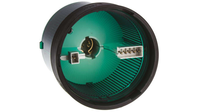 Segnalatore luminoso verde Schneider Electric XVBC33, 250V, Ø70mm h63mm. Ideale per applicazioni industriali, visibilità chiara e affidabilità.