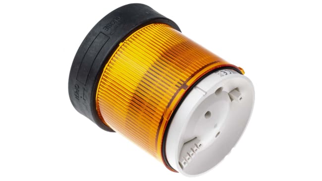 Segnalatore luminoso Schneider Electric XVBC35 Ambra 250V Ø70mm h63mm - Serie XVBC Harmony. Ideale per ambienti industriali rumorosi e pericolosi.