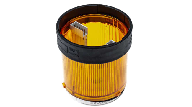 Segnalatore luminoso Schneider Electric XVBC35 Ambra 250V Ø70mm h63mm - Serie XVBC Harmony. Ideale per ambienti industriali rumorosi e pericolosi.