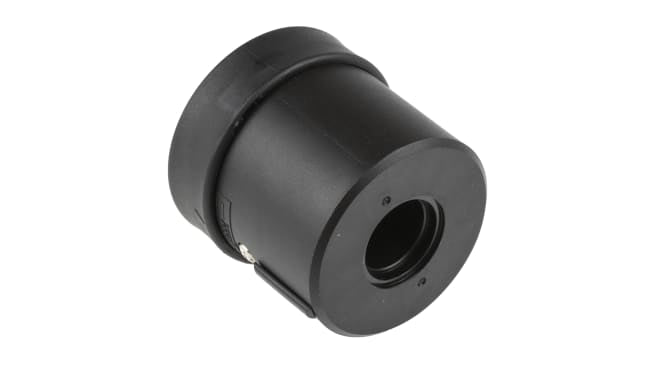 Morsettiera Schneider Electric XVBC21 in poliammide rinforzato con fibra di vetro, IP65, 63mm, per 5 segnalatori luminosi. Ideale per sistemi di sicurezza e linee di assemblaggio.