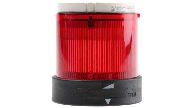 Segnalatore luminoso Schneider Electric XVBC4B4, c.a./c.c. 24V, Ø70mm h63mm - Serie XVBC Harmony. Ideale per ambienti industriali, con protezione IP66 e illuminazione LED.