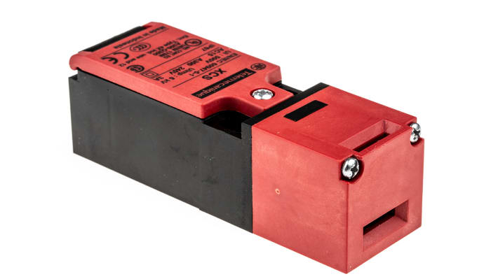Interruttore di interblocco di sicurezza Telemecanique Sensors XCSPA592, 1NC/1NA, IP67, dimensioni 93,5mm x 30mm x 30mm.