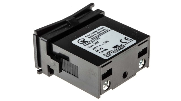 Contatore Kübler 3.240.201.075 a 7 cifre per montaggio a pannello, alimentazione 187-264 V c.a., grado di protezione IP65.