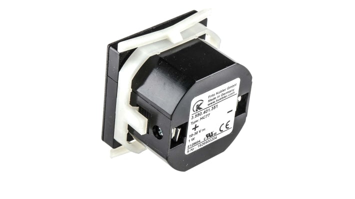 Contatore 7 cifre Kübler 3.550.401.351, montaggio a pannello DIN 48 x 48 mm, alimentazione 10-30 V c.c., intervallo 0-999999,99.