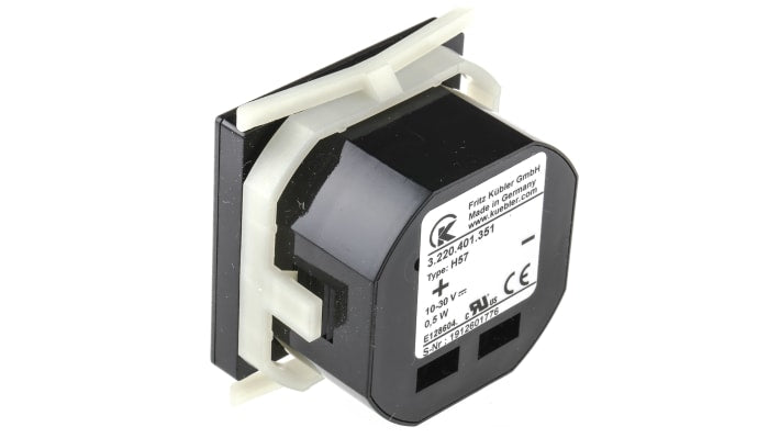 Contatore Kübler 3.220.401.351 a 8 cifre, montaggio a pannello, alimentazione 10-30 V c.c., intervallo 0-999999,99.