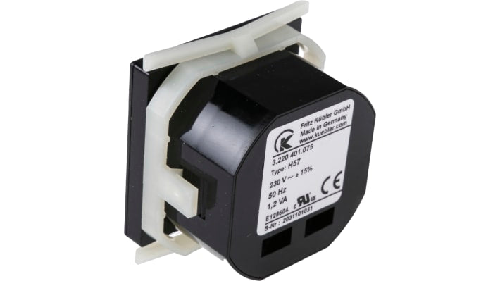 Contatore Kübler 3.220.401.075 a 7 cifre per montaggio a pannello, alimentazione 187-264 V c.a., intervallo 0-99999,99.