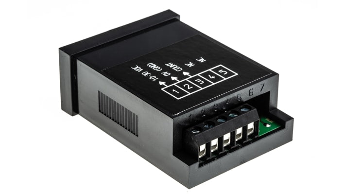 Contatore LED Kübler 6.522.012.300, 6 cifre, montaggio a pannello, alimentazione 10-30 V c.c., IP65, dimensioni 48x24 mm.