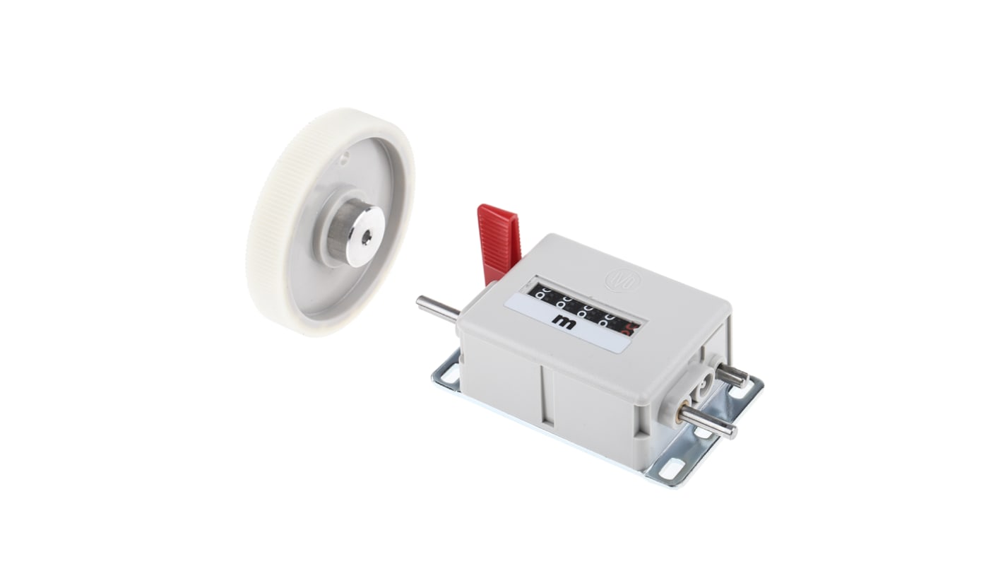 Contatore meccanico Baumer M 310.R10A06C, 5 cifre, montaggio superficiale, altezza cifra 4,5 mm, per applicazioni industriali.