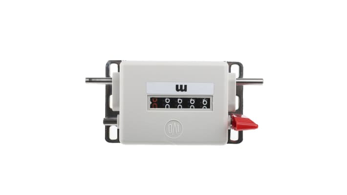 Contatore meccanico Baumer M 310.R10A06C, 5 cifre, montaggio superficiale, altezza cifra 4,5 mm, per applicazioni industriali.