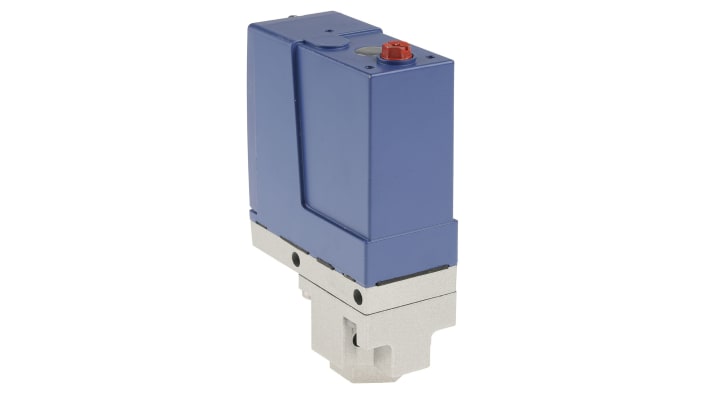 Sensore di pressione differenziale Telemecanique Sensors XMLA004A2S11, massimo 4 bar, uscita relè, IP66, temperatura -25/+70 °C.