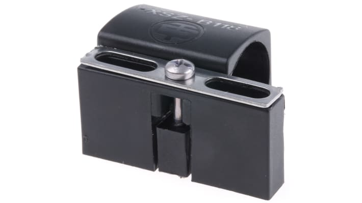 Morsetto di montaggio Telemecanique Sensors XSZB118 per Serie XX OsiSense. Soluzione affidabile per l'industria.