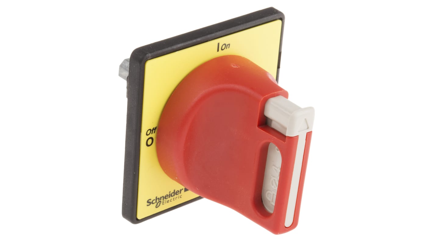 Manopola Rotante Schneider Electric KCD1PZ Rosso 60mm IP65 per Avviatori V02-V2 VN12 VN20 - Resistente e Sicura per Ambienti Industriali.